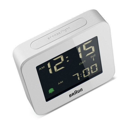 Braun BC09-DCF Réveil numérique Blanc