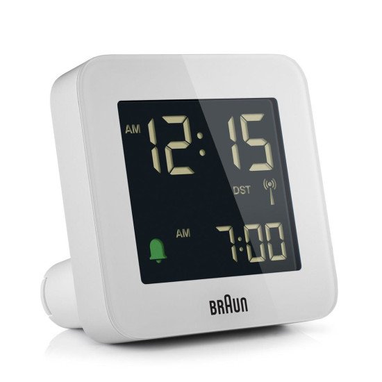 Braun BC09-DCF Réveil numérique Blanc