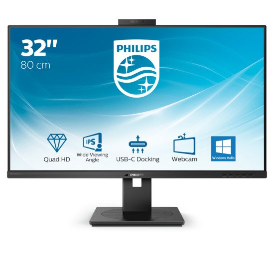 Philips P Line 326P1H/00 LED écran PC 31.5" 2560 x 1440 pixels Quad HD Noir