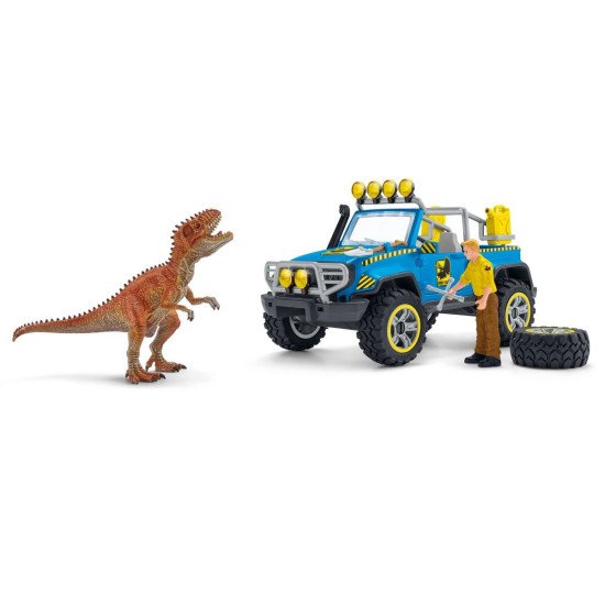 schleich Dinosaurs Off-Road Vehicle With Dino Outpost