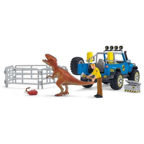 schleich Dinosaurs Off-Road Vehicle With Dino Outpost