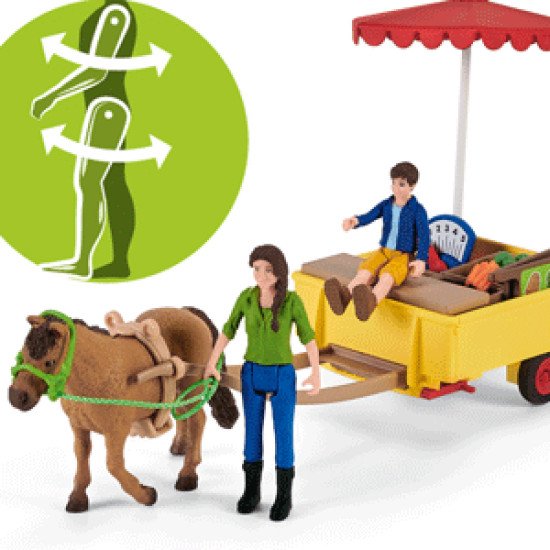 schleich Farm Life Sunny Day Mobile Farm Stand