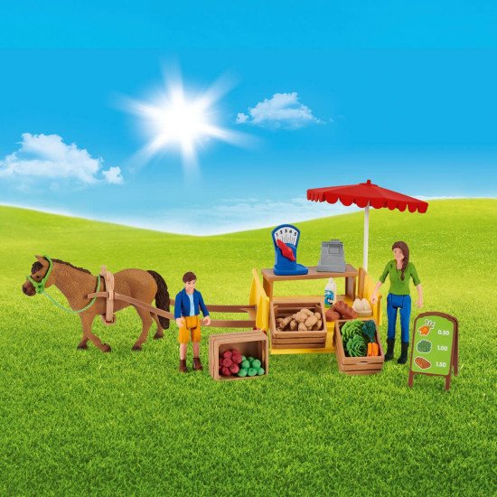 schleich Farm Life Sunny Day Mobile Farm Stand