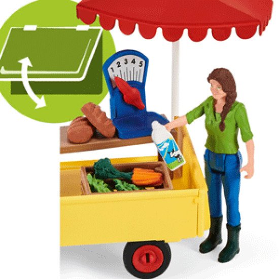 schleich Farm Life Sunny Day Mobile Farm Stand