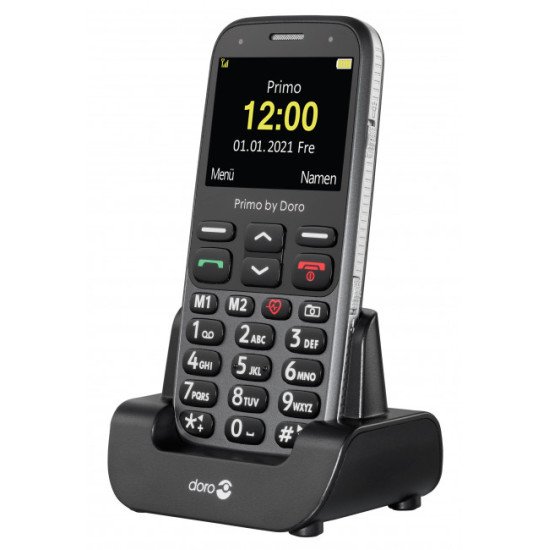 Doro Primo 368 5,84 cm (2.3") 92 g Noir, Graphite Téléphone pour seniors