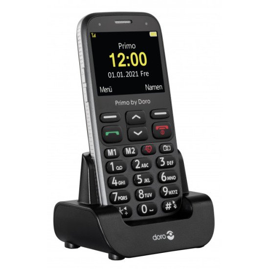 Doro Primo 368 5,84 cm (2.3") 92 g Noir, Graphite Téléphone pour seniors