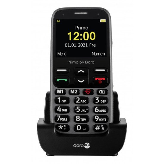 Doro Primo 368 5,84 cm (2.3") 92 g Noir, Graphite Téléphone pour seniors