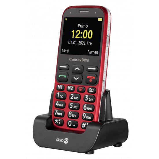 Doro Primo 368 5,84 cm (2.3") 92 g Noir, Rouge Téléphone pour seniors