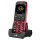 Doro Primo 368 5,84 cm (2.3") 92 g Noir, Rouge Téléphone pour seniors