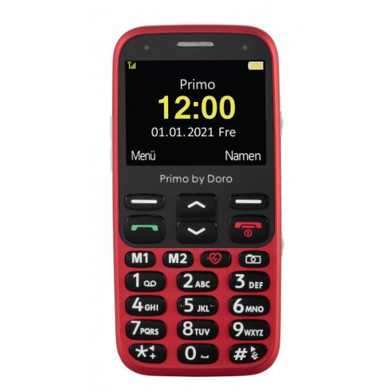 Doro Primo 368 5,84 cm (2.3") 92 g Noir, Rouge Téléphone pour seniors