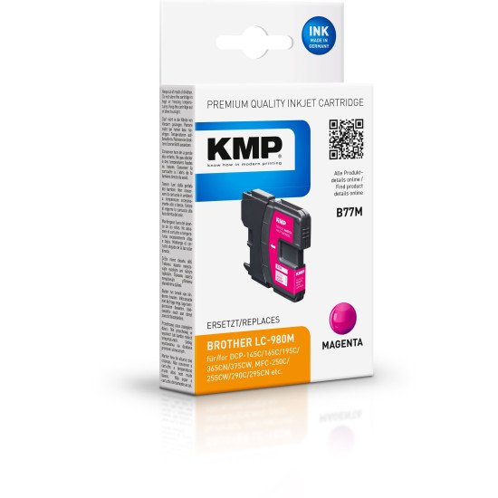 KMP B77M cartouche d'encre 1 pièce(s) Compatible Magenta