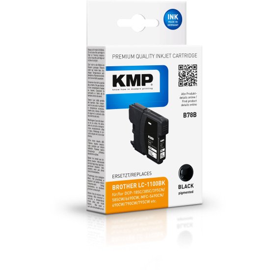 KMP B78B cartouche d'encre 1 pièce(s) Compatible Noir