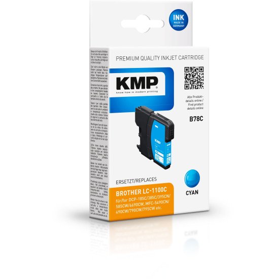 KMP B78C cartouche d'encre 1 pièce(s) Compatible Cyan