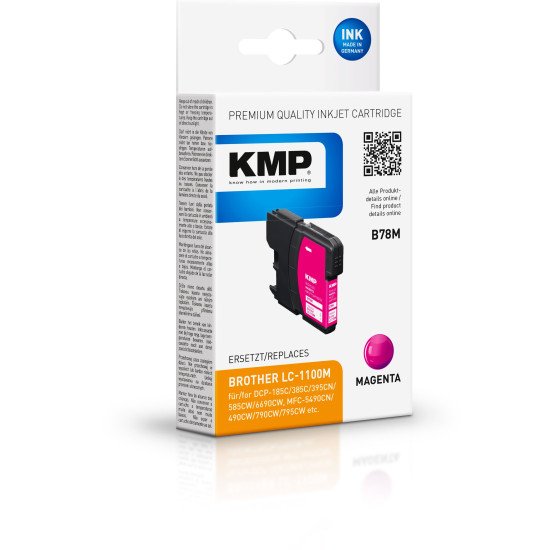 KMP B78M cartouche d'encre 1 pièce(s) Compatible Magenta