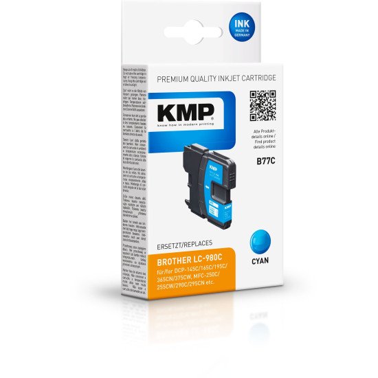 KMP B77C cartouche d'encre 1 pièce(s) Compatible Cyan