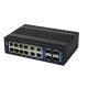 ALLNET ALL-SGI8016PM commutateur réseau Géré L2+/L3 Gigabit Ethernet (10/100/1000) Connexion Ethernet POE Noir