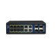 ALLNET ALL-SGI8016PM commutateur réseau Géré L2+/L3 Gigabit Ethernet (10/100/1000) Connexion Ethernet POE Noir