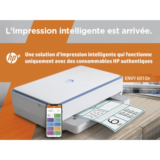 HP ENVY 6010e A jet d'encre thermique A4 4800 x 1200 DPI 10 ppm Wifi