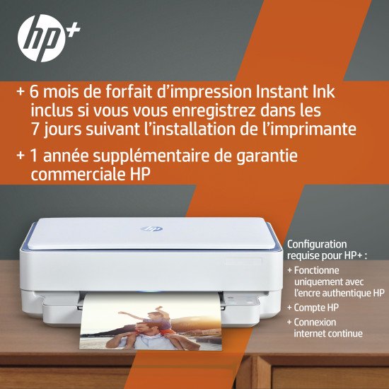 HP ENVY 6010e A jet d'encre thermique A4 4800 x 1200 DPI 10 ppm Wifi