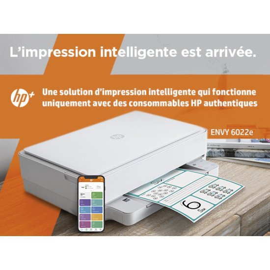 HP ENVY 6022e A jet d'encre thermique A4 4800 x 1200 DPI 10 ppm Wifi