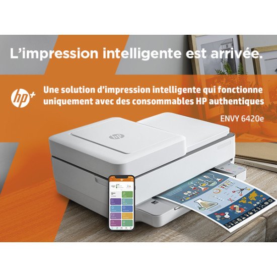 HP ENVY 6420e A jet d'encre thermique A4 4800 x 1200 DPI 10 ppm Wifi