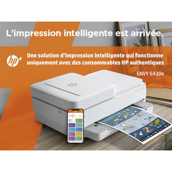 HP ENVY 6430e A jet d'encre thermique 4800 x 1200 DPI 10 ppm Wifi