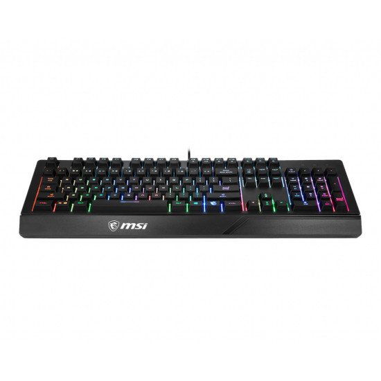 MSI VIGOR GK20 clavier Jouer USB QWERTZ Allemand Noir