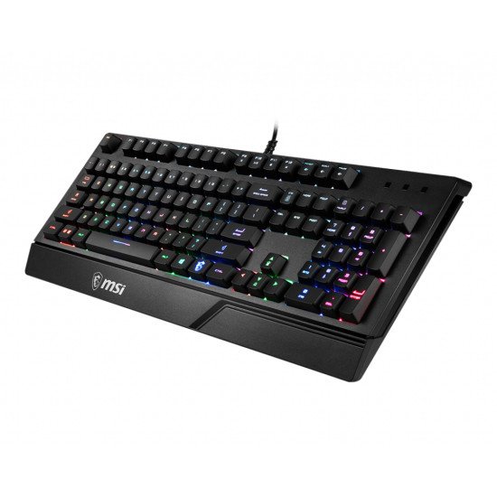 MSI VIGOR GK20 clavier Jouer USB QWERTZ Allemand Noir