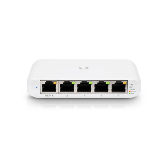 Ubiquiti Networks UniFi Switch Flex Mini (5-pack) Géré Gigabit Ethernet (10/100/1000) Connexion Ethernet, supportant l'alimentation via ce port (PoE) Blanc