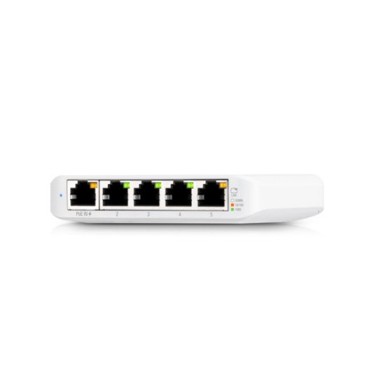 Ubiquiti Networks UniFi Switch Flex Mini (5-pack) Géré Gigabit Ethernet (10/100/1000) Connexion Ethernet, supportant l'alimentation via ce port (PoE) Blanc