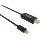 Vision TC 2MUSBCDP8K/BL câble DisplayPort 2 m USB Type-C Noir