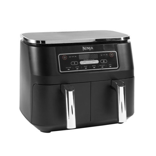 Ninja AF300 Double 7,6 L Autonome 1690 W Friteuse d'air chaud Noir