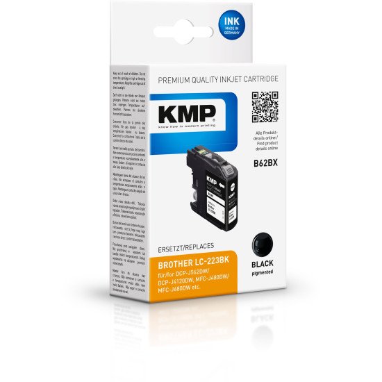 KMP B62BX cartouche d'encre 1 pièce(s) Compatible Noir