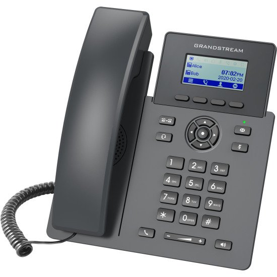 Grandstream Networks GRP2601 téléphone fixe Noir 1 lignes LCD