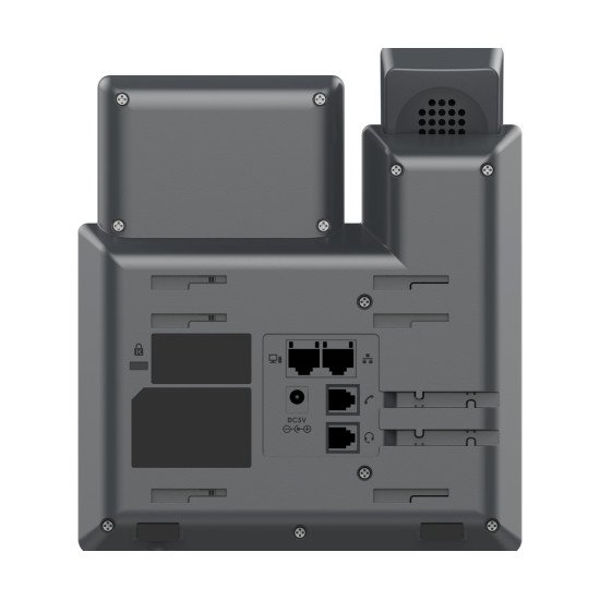 Grandstream Networks GRP2601P téléphone fixe Noir 2 lignes LCD