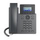 Grandstream Networks GRP2601P téléphone fixe Noir 2 lignes LCD