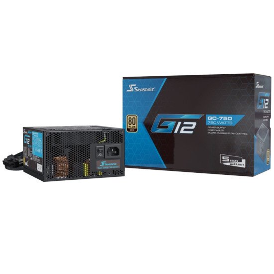 Seasonic G12-GC unité d'alimentation d'énergie 750 W Noir