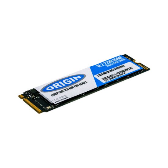 Origin Storage OTLC5123DNVMEM.2/80 disque SSD 512 Go M.2 PCI Express 3.0 NVMe 3D TLC