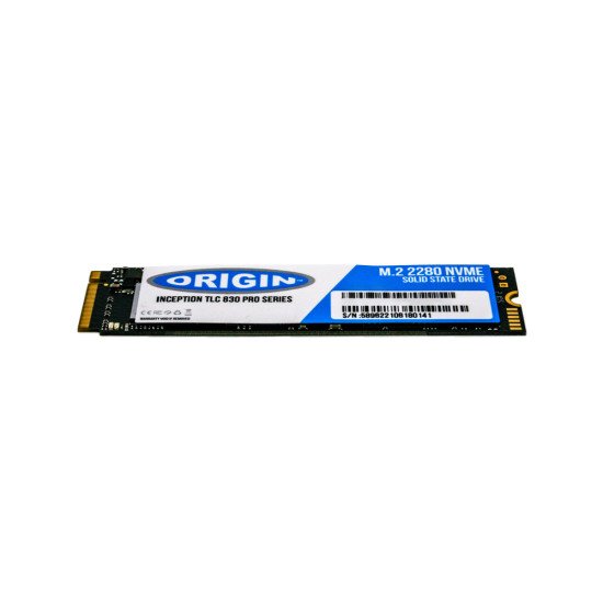 Origin Storage OTLC5123DNVMEM.2/80 disque SSD 512 Go M.2 PCI Express 3.0 NVMe 3D TLC