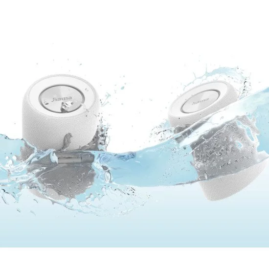 Enceinte Bluetooth® twin 2.0 étanche 20 W Blanche