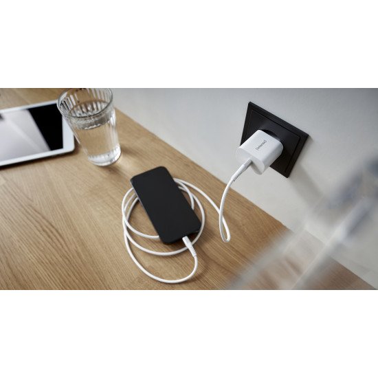 Intenso POWER ADAPTER USB-C/7802012 Universel Blanc Secteur Charge rapide Intérieure