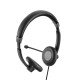 EPOS | SENNHEISER SC 75 USB MS Casque Arceau Connecteur de 3,5 mm USB Type-A Noir