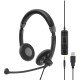 EPOS | SENNHEISER SC 75 USB MS Casque Arceau Connecteur de 3,5 mm USB Type-A Noir