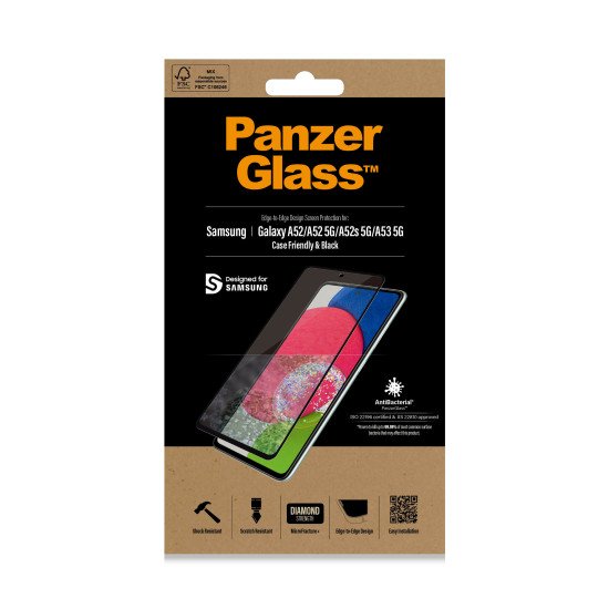 PanzerGlass 7253 écran et protection arrière de téléphones portables Protection d'écran transparent Samsung 1 pièce(s)