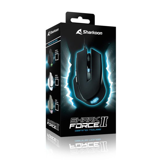 Sharkoon SHARK Force II souris Jouer Droitier USB Type-A Optique 4200 DPI