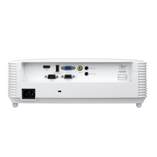 Optoma H117ST vidéoprojecteur de bureau 3800 ANSI lumens DLP WXGA (1280x800) Compatibilité 3D Blanc