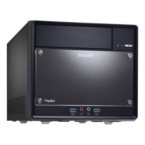 Shuttle XPC cube Barebone SH610R4 - S1700, Intel H610, 1x PCIe X16, 1x PCIe X1, 1x LAN,1x HDMI, 2x DP, 1x VGA 2x 3.5"