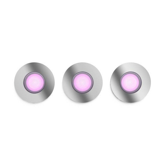 Philips Hue White and Color ambiance Pack de 3 spots à encastrer Xamento