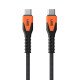 Urban Armor Gear Kevlar câble USB USB 2.0 1,5 m USB C Noir, Orange