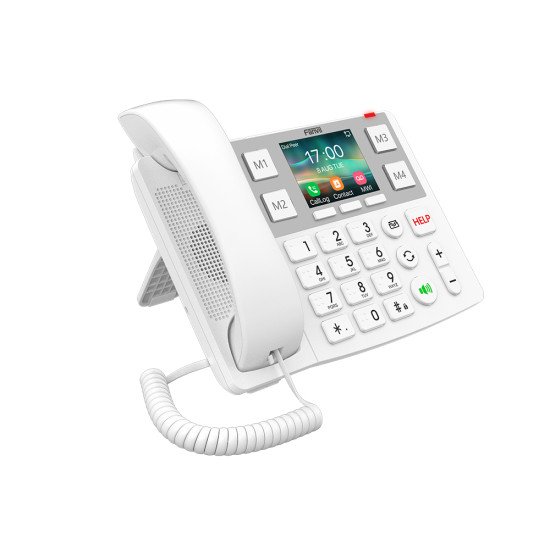 Fanvil X7A téléphone fixe Blanc 2 lignes LCD Wifi